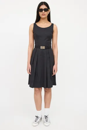 2007 Sleeveless Pleated Dress
