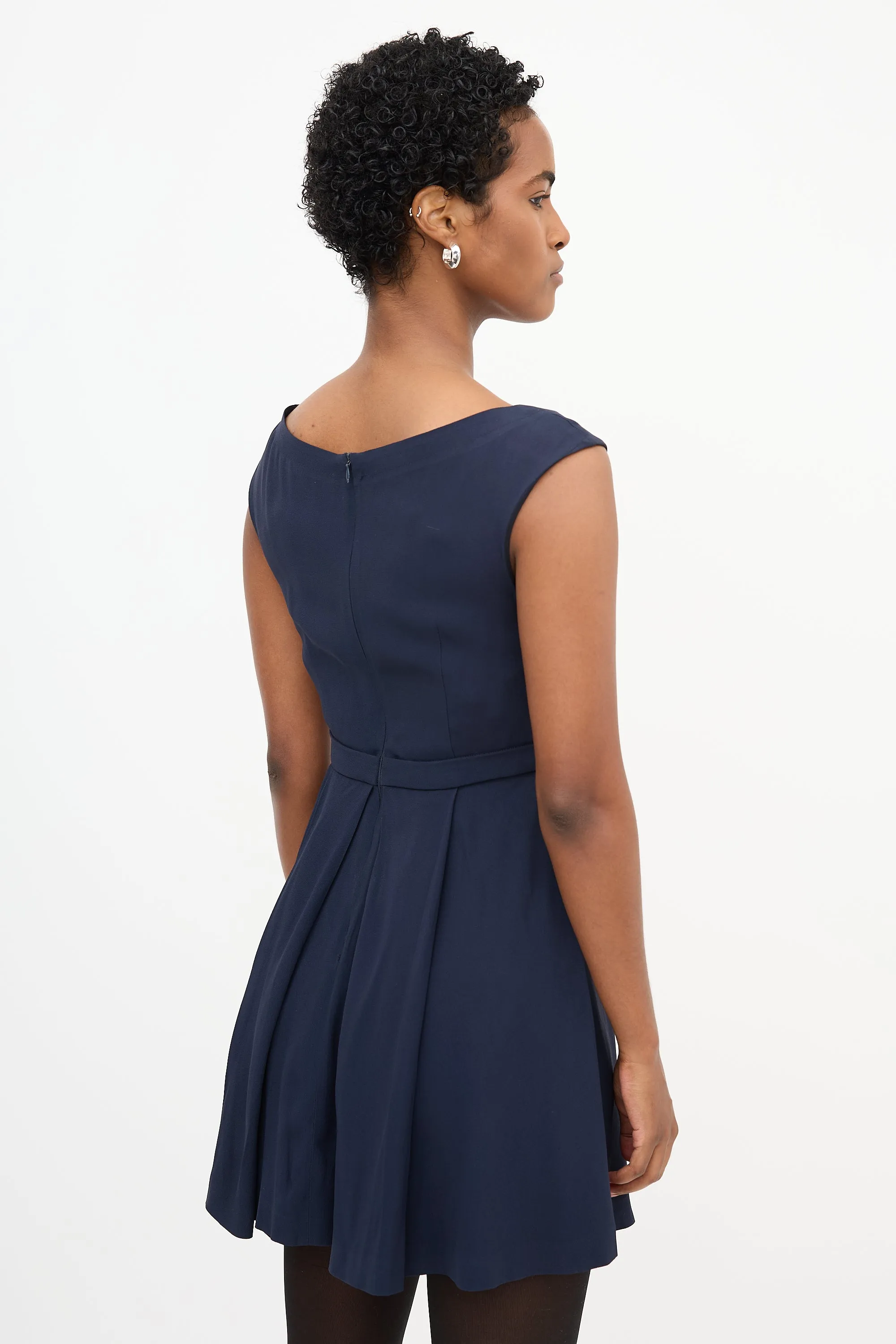 2011 Crepe Pleated Dress
