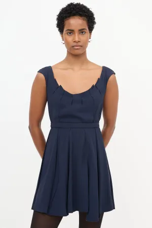 2011 Crepe Pleated Dress