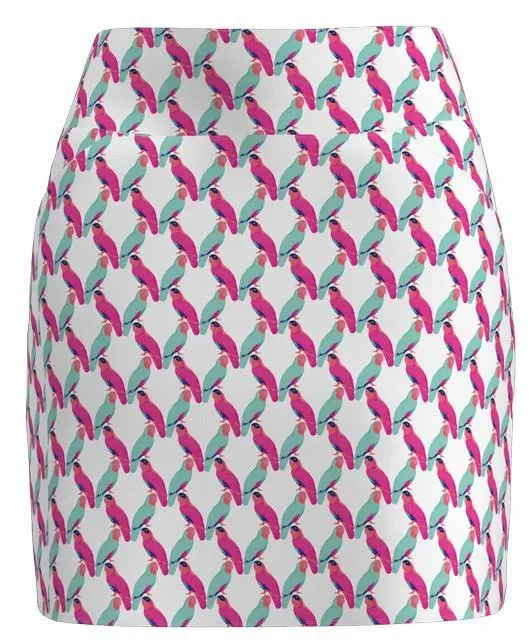 AB Sport Women's Bird Print Front Pocket Golf Skirt - ABAC3