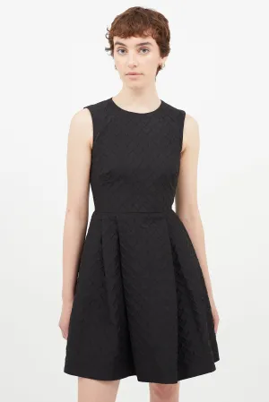 Black Heart Pleated Dress
