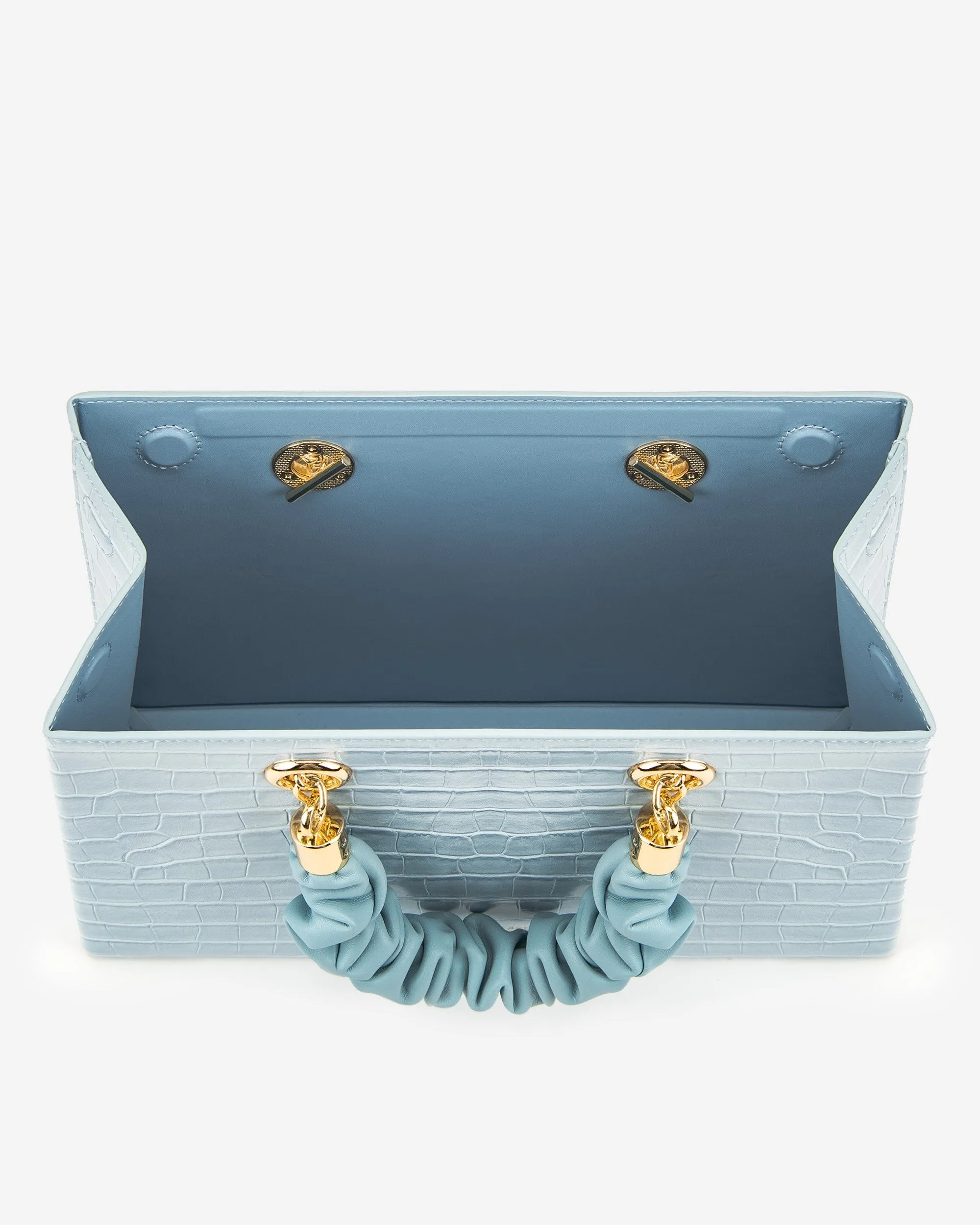 Ella Top Handle Bag - Ice Croc