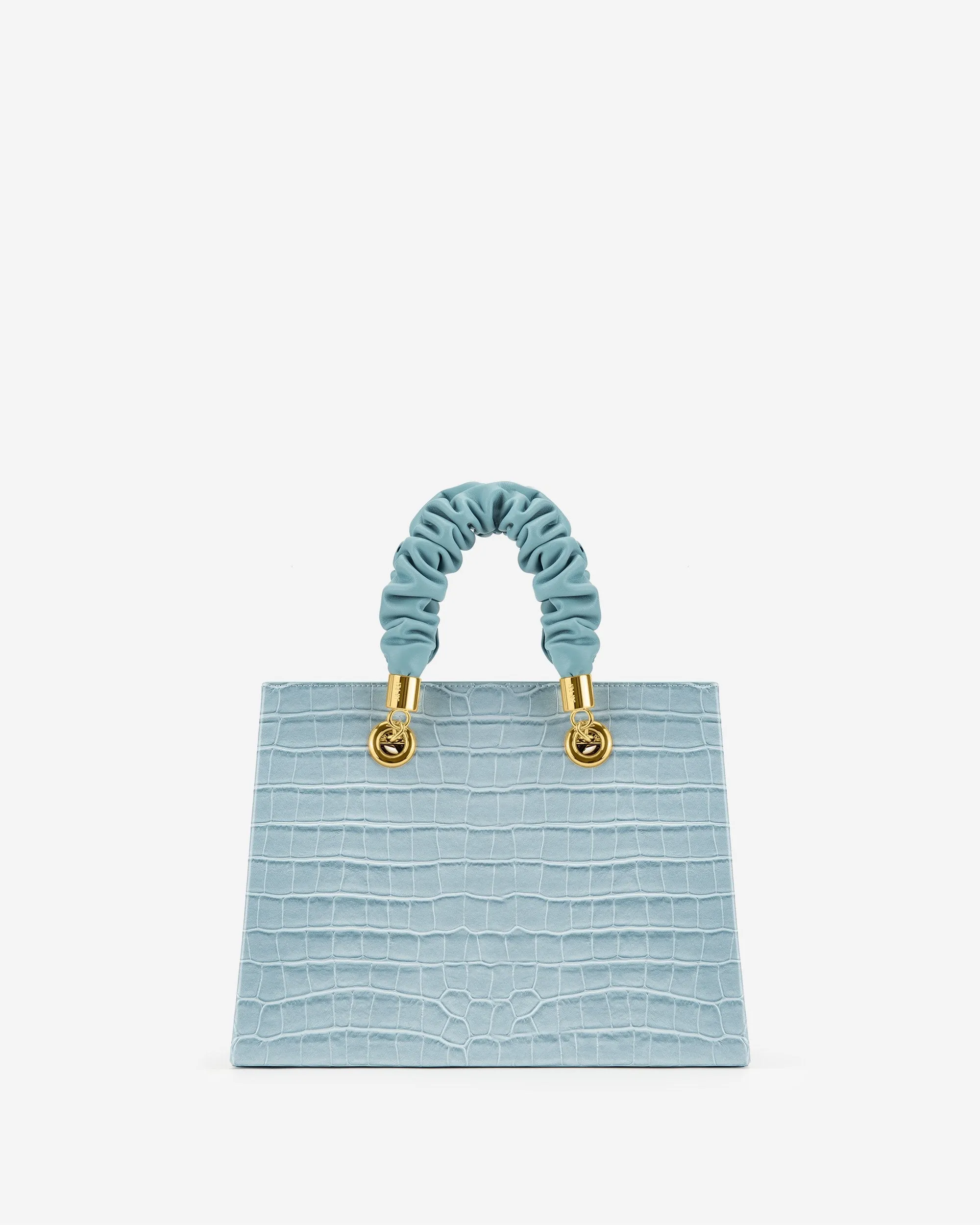 Ella Top Handle Bag - Ice Croc