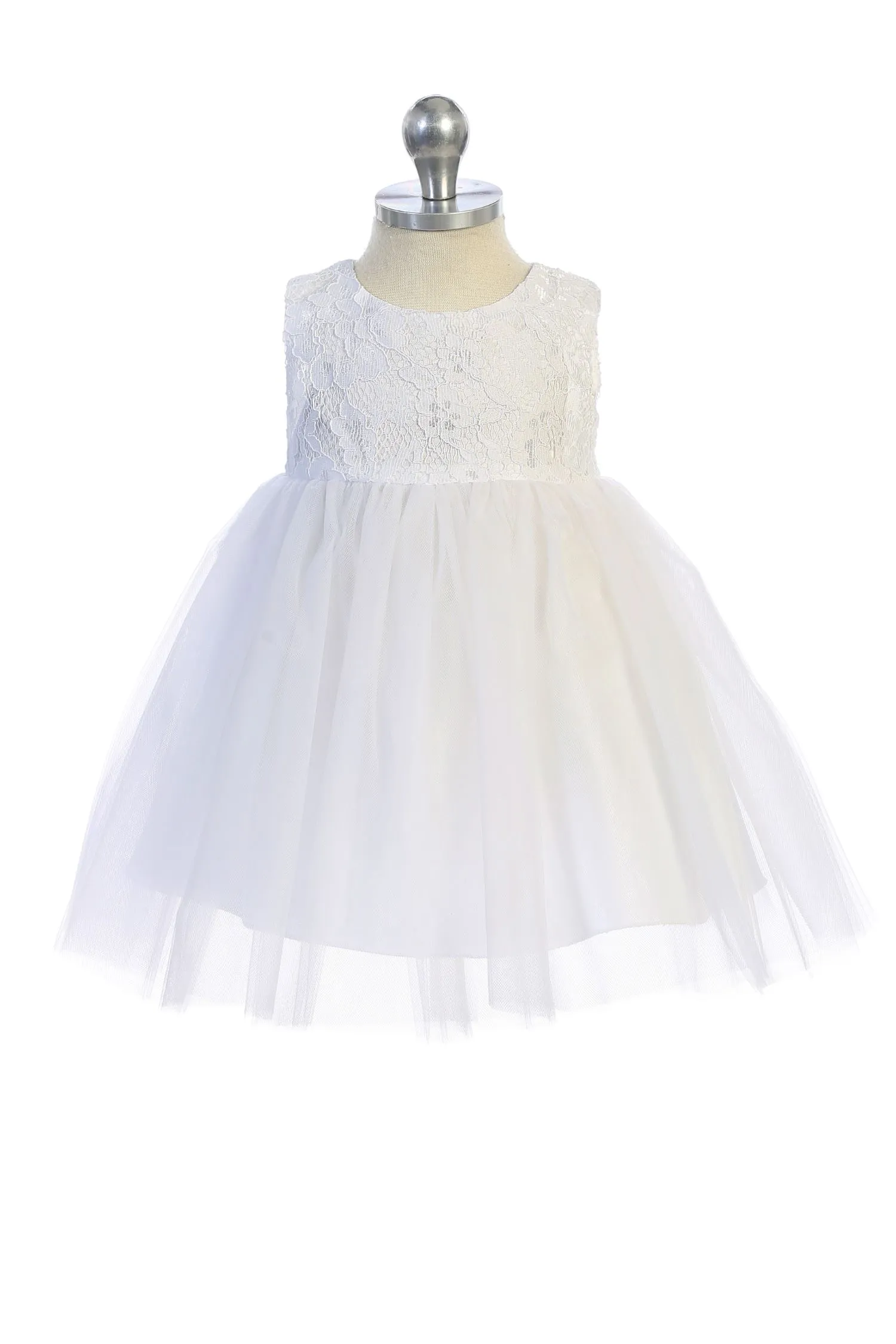Lace Illusion Baby Dress