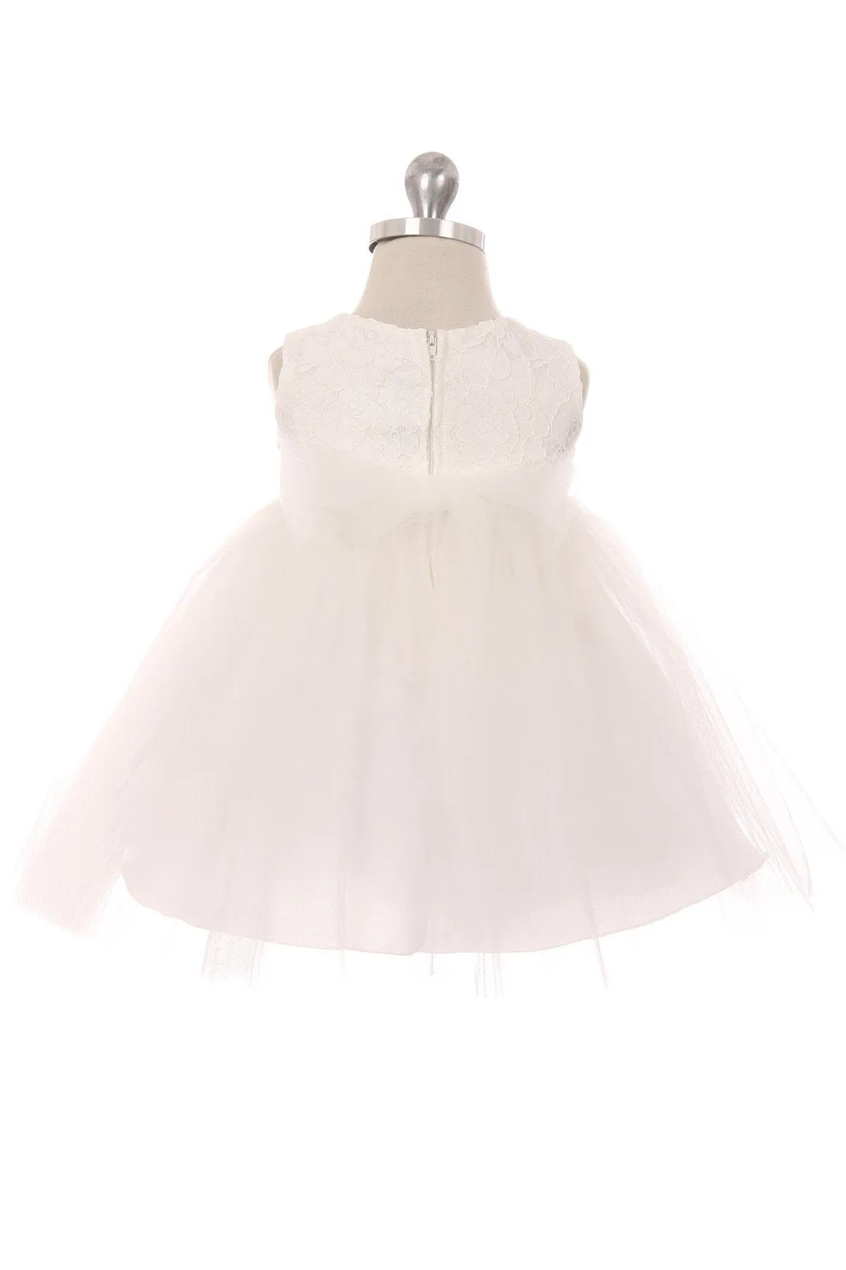 Lace Illusion Baby Dress