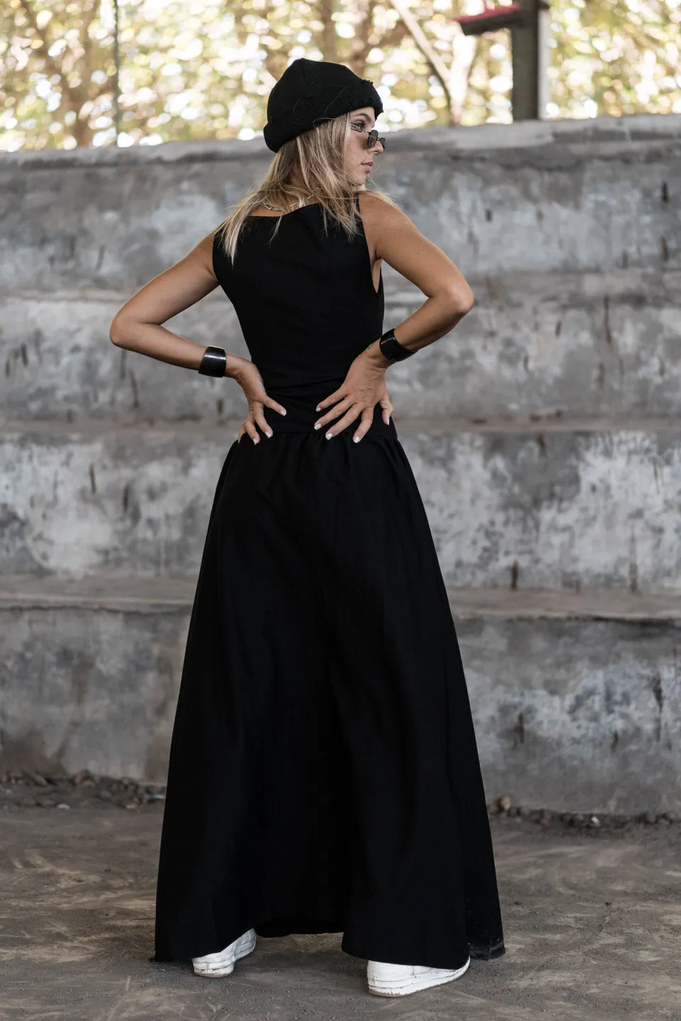 LONG ASYMMETRICAL DRESS