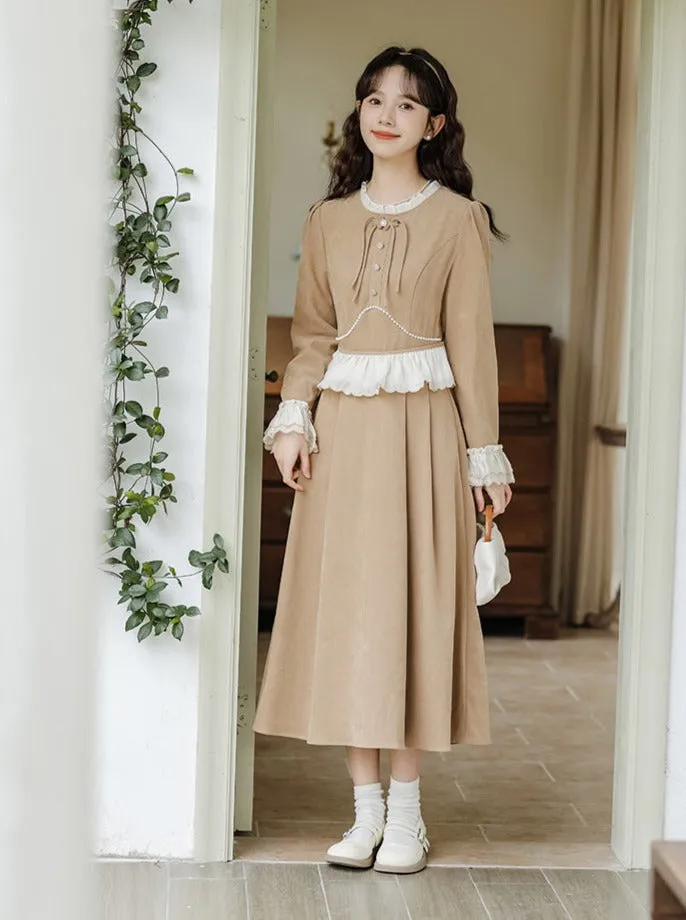 Long French Retro Style Skirt