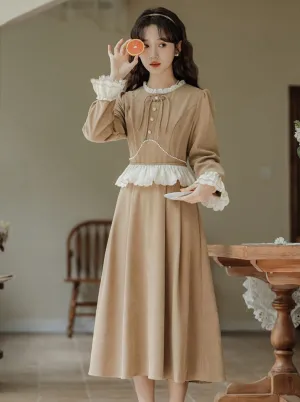 Long French Retro Style Skirt