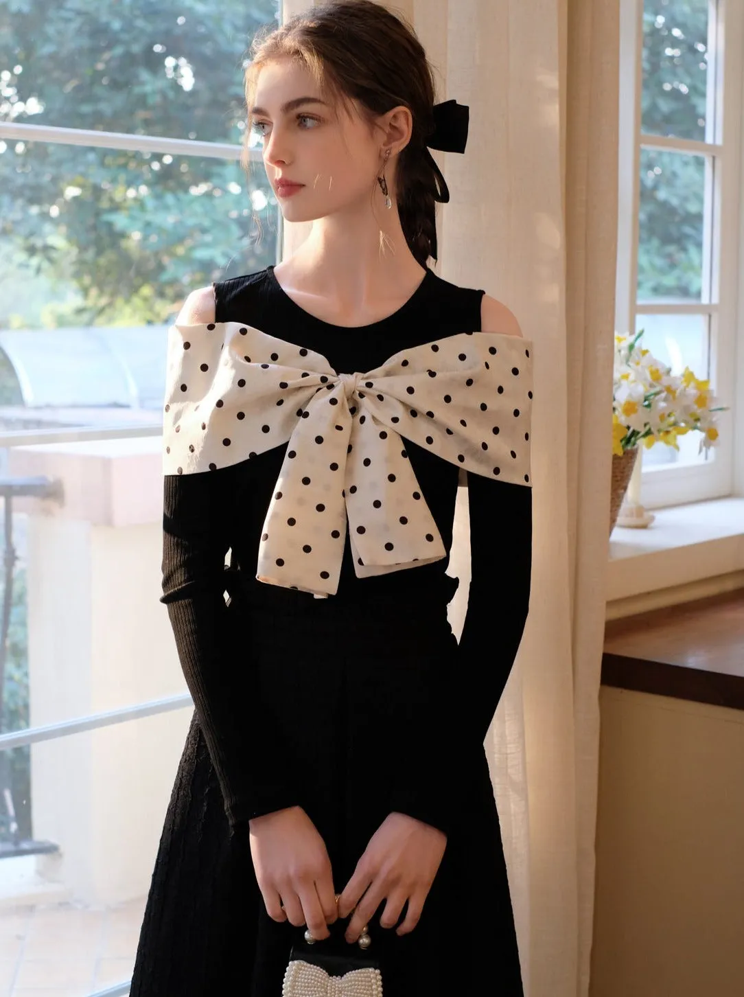 Long Skirt Brown Bob Top Dot Queen   Sugar