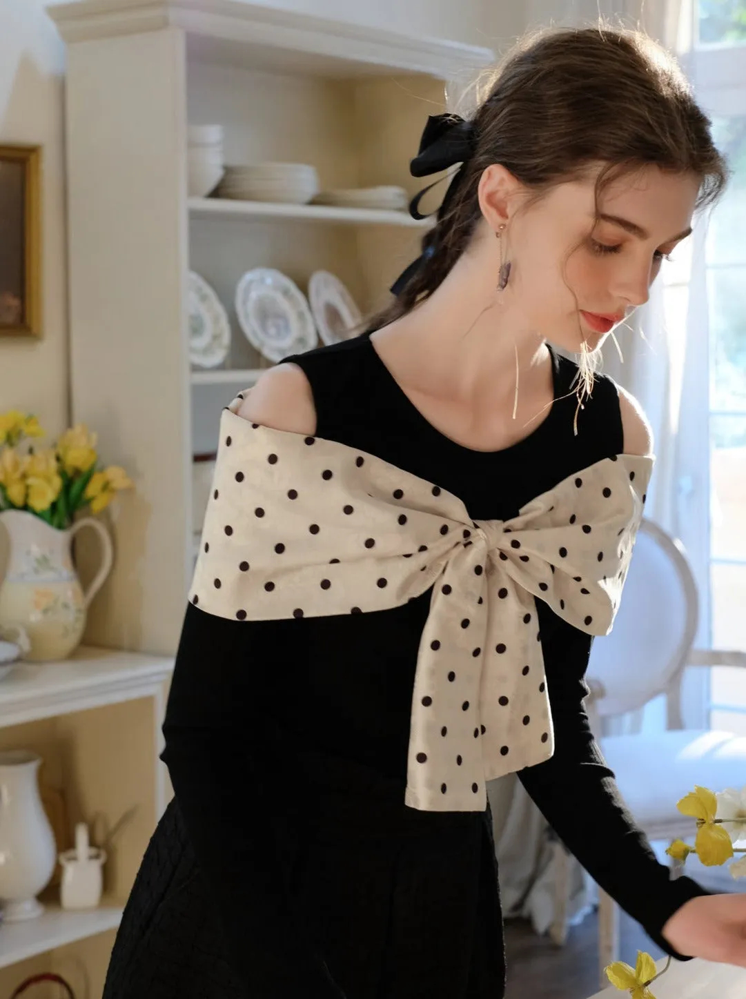 Long Skirt Brown Bob Top Dot Queen   Sugar
