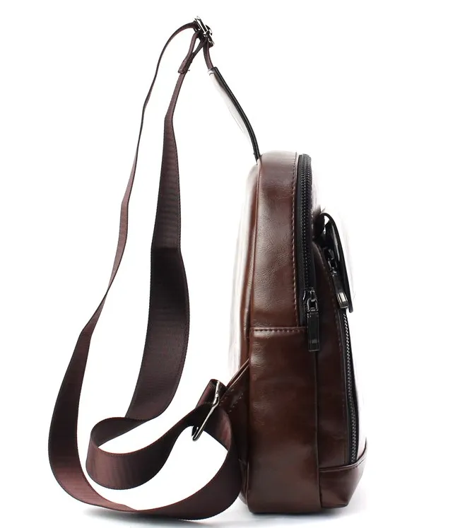 Men Vegan Sling Bags