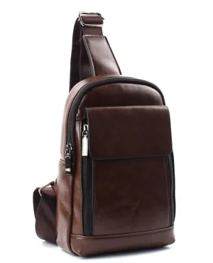 Men Vegan Sling Bags