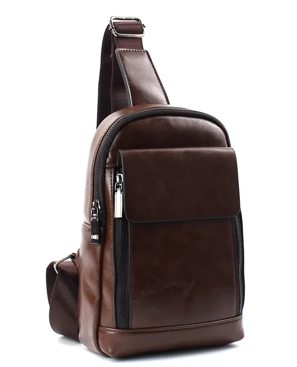 Men Vegan Sling Bags