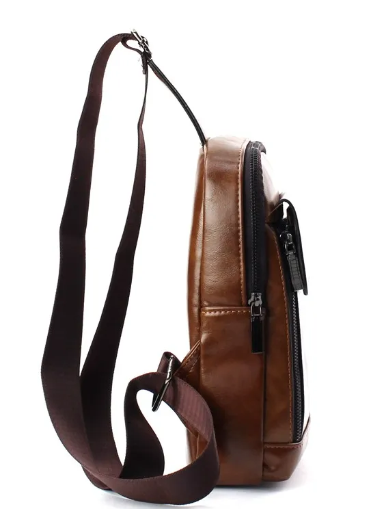 Men Vegan Sling Bags