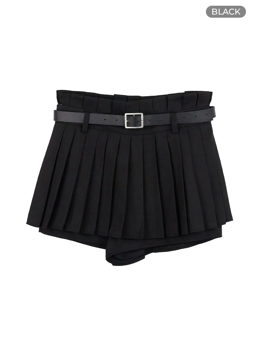 Mini Pleated Skirt with Belt OO429