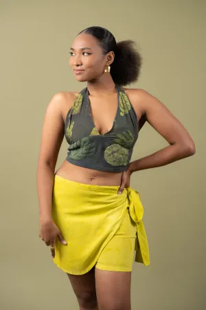 Mini Skort - Chartreuse