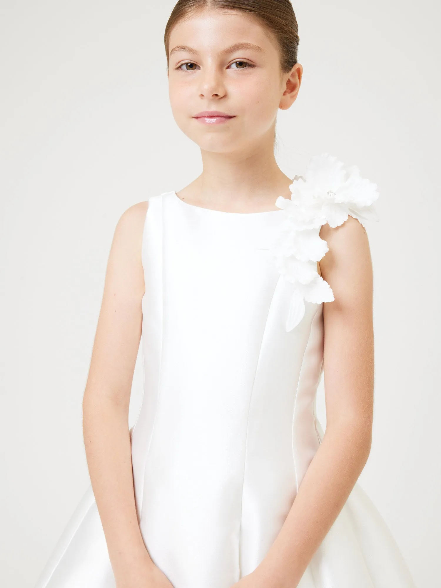 Monnalisa Kids Mikado Dress