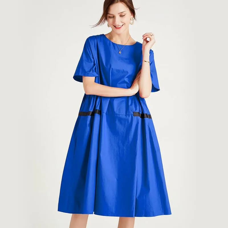 Plus size women's fashion loose dress