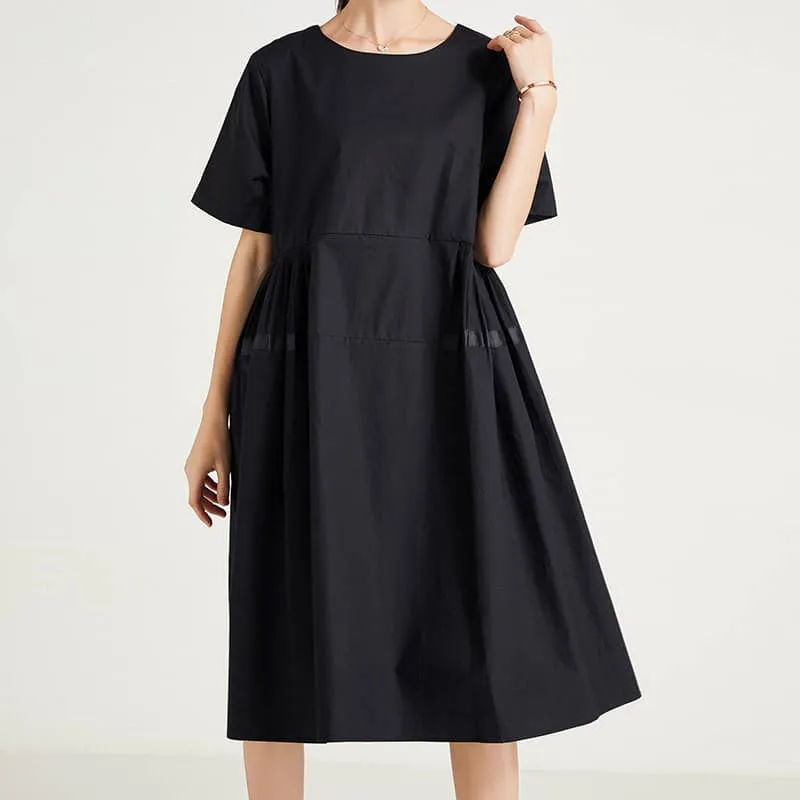 Plus size women's fashion loose dress