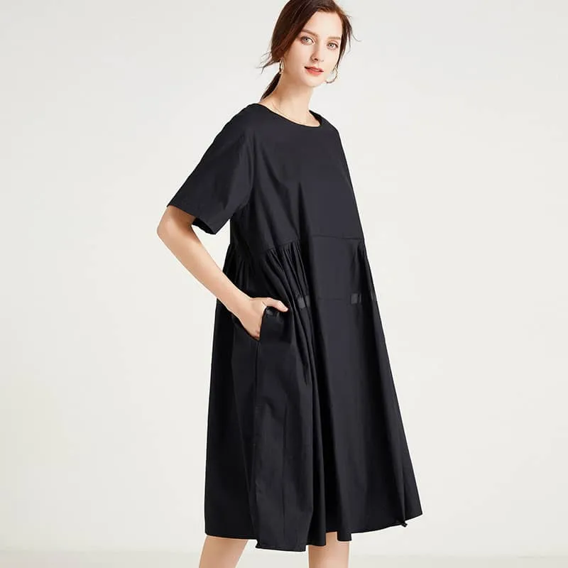 Plus size women's fashion loose dress