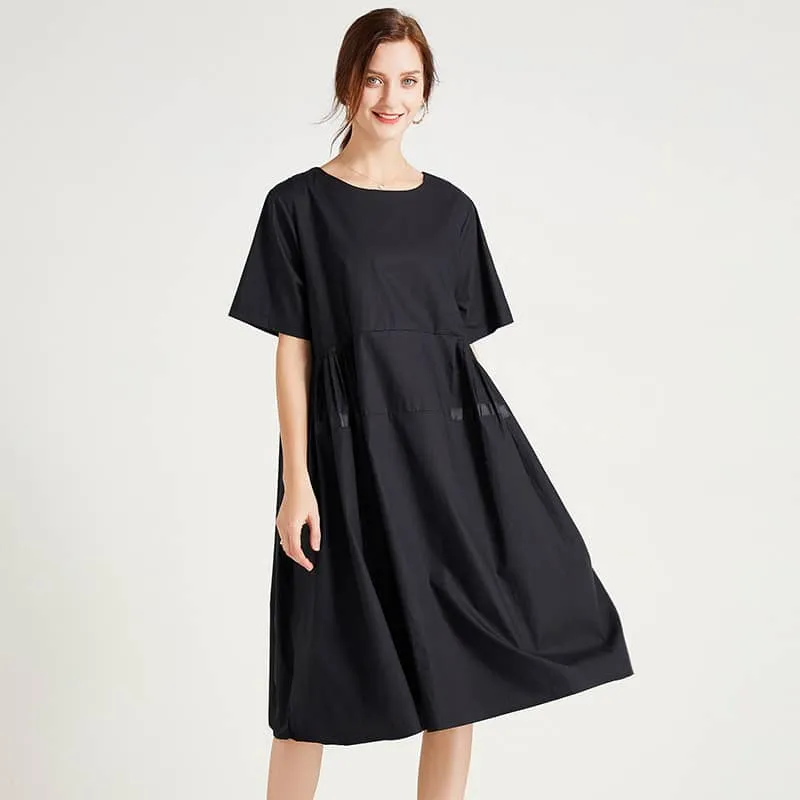 Plus size women's fashion loose dress