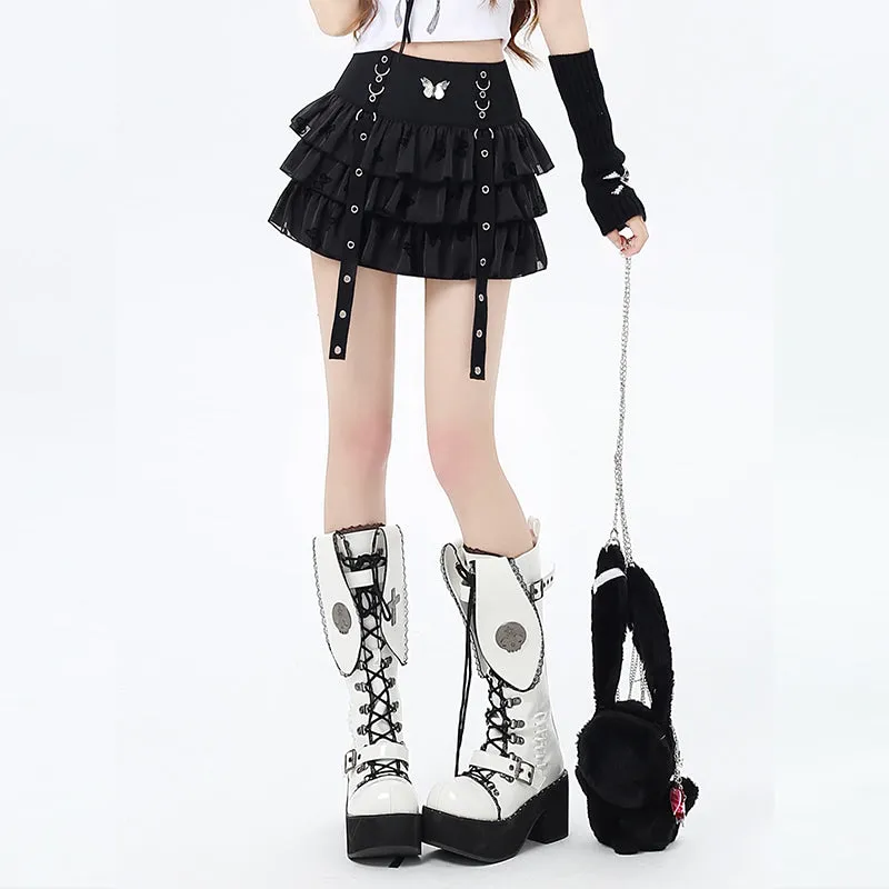 Summer Sweet Girl Y2K Style Tulle Skirt