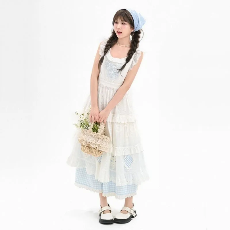 Sweet French Style White Dress