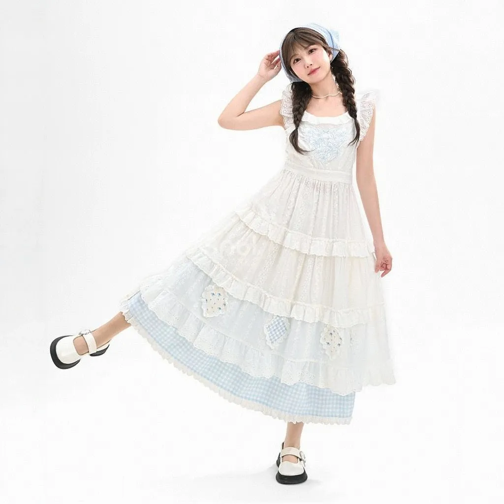 Sweet French Style White Dress