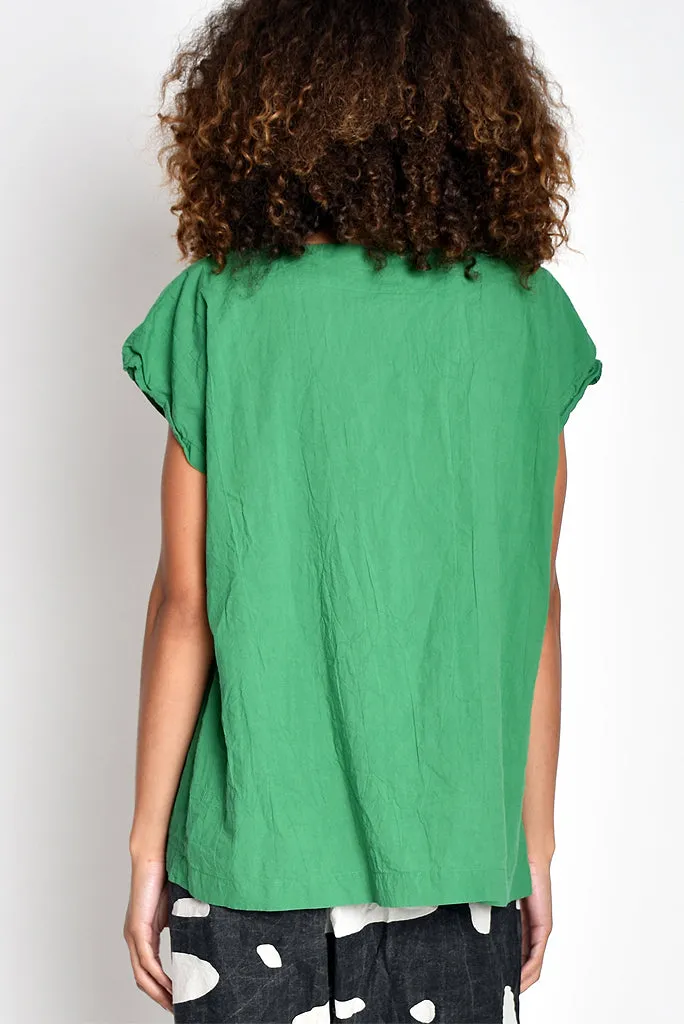 UZI TUNIC TOP, GREEN